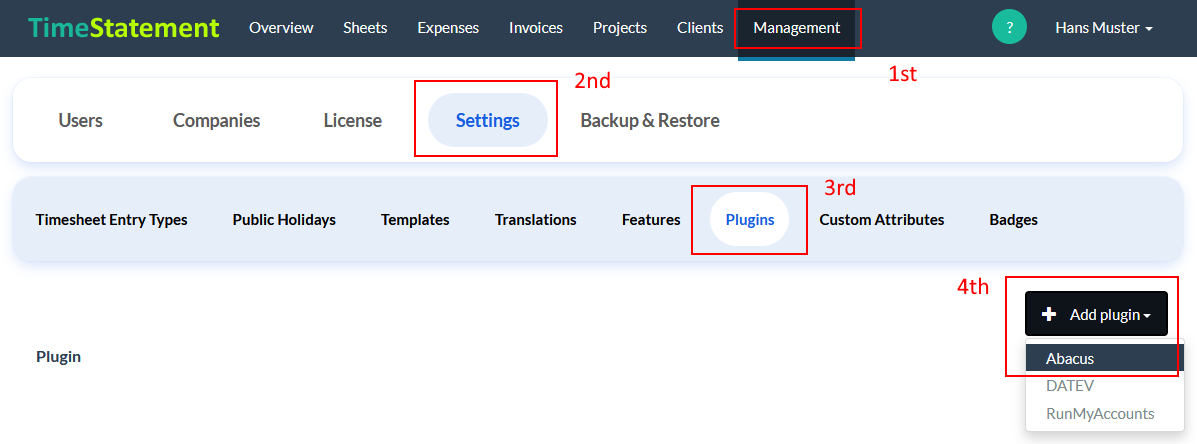 Activation Abacus API Accounts Receivable