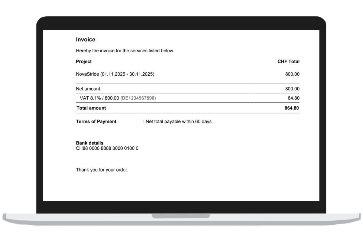 Invoicing software with digital invoice creation and billing automation