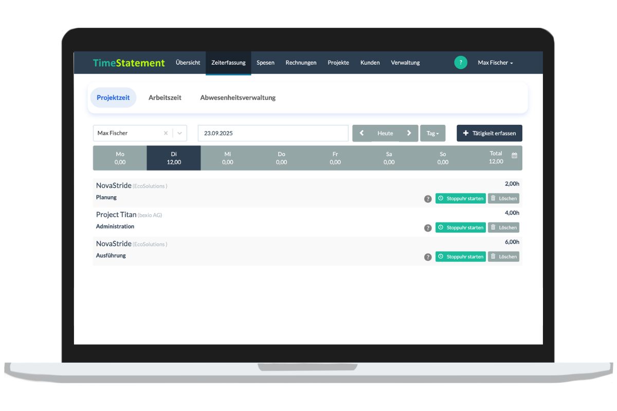 Suivi du temps projet app et logiciel avec modèles, tâches et budgets